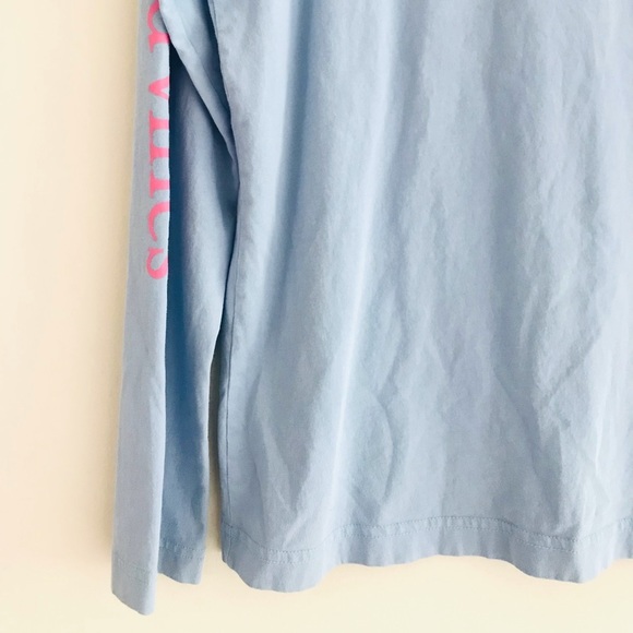 Vineyard Vines | Pullover Long Sleeves Tee Womens M Blue Crewneck Cotton - Picture 6 of 10